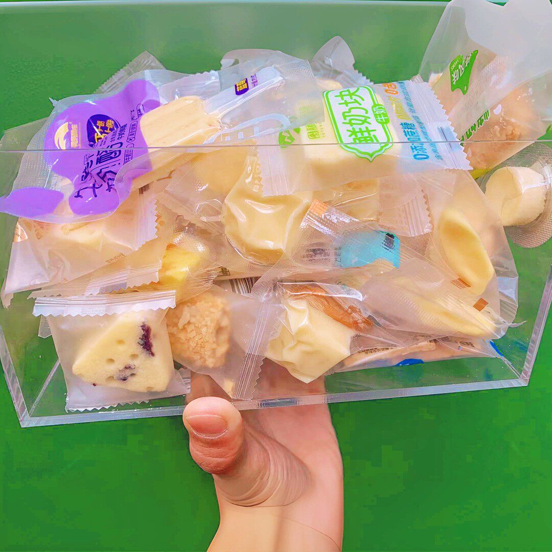 【现场装】内蒙古特产奶酪18种口味混合装 奶疙瘩 三角酪