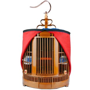 凯小斌画眉鸟笼大号川笼全套配件大全竹制精品豪华八哥鸟笼子小号