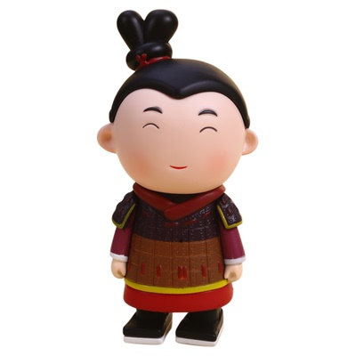 西安文创纪念品女兵俑摆件唐仕女