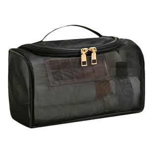 大号网纱化妆包大容量洗漱包化妆品收纳袋旅行透明化妆包出行袋子