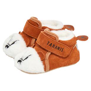 泰兰尼斯冬季柔抱鞋软底童鞋婴儿鞋男宝宝步前鞋女童加绒保暖棉鞋