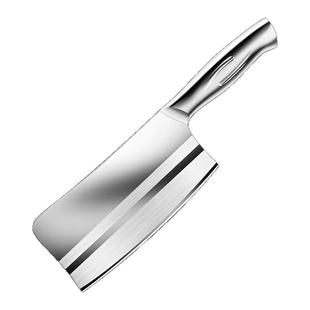 全钢高锰钢一体砍骨刀家用便携式切片刀50Cr15mov强力锋利