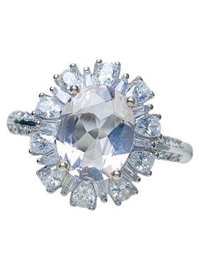 摩根石戒指吊坠耳钉组合