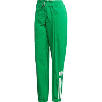 Adidas/阿迪达斯正品三叶草女士经典复古印花高腰运动长裤GF0267