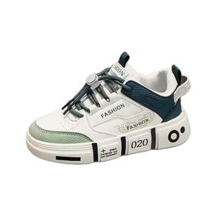 品牌童鞋男童板鞋春季爆款2026新款低帮小学生运动鞋小白儿童鞋子