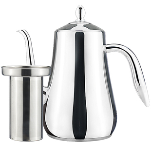 304不锈钢欧式精致冷热壶 冷水壶餐厅茶水壶 家用精工凉水壶 扎壶