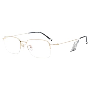 思柏（STEPPER）眼镜框男款半框钛材商务近视眼镜架 SA-71009