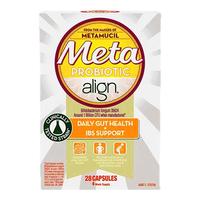 澳洲直郵Metamucil美達施益生菌膠囊IBS腸胃易激調理腸胃不適28粒