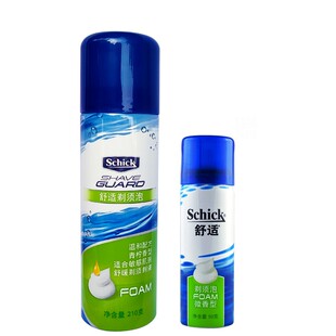 Schick/舒适男士剃须泡沫剃须刀刮胡软化胡须清洁护肤洁面啫喱膏