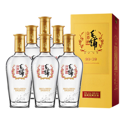 42度毛铺苦荞酒金荞酒500ml*6瓶