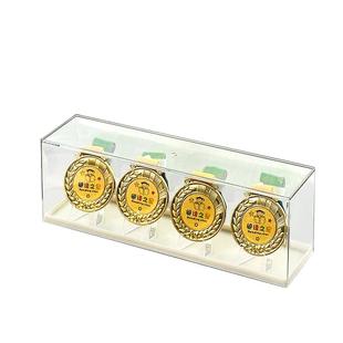 奖牌展示盒马拉松荣誉纪念奖牌置物架吧唧徽章收纳盒纪念币收藏盒