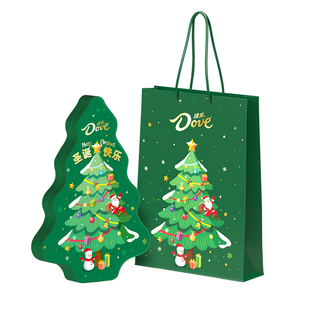 mm豆圣诞节糖果限定圣诞树礼盒牛奶巧克力零食m豆平安夜圣诞礼物