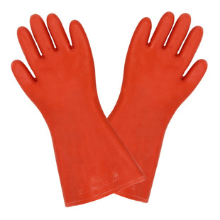 金步安5KV/12KV/25KV/35KV电工绝缘手套高压防电带电操作橡胶手套