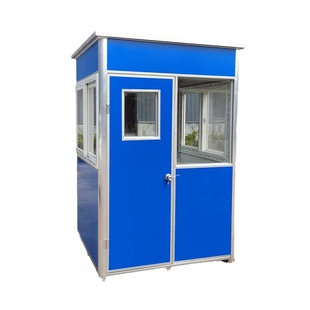 定制工地活动岗亭学校门卫室值班室保安亭临时休息室治安亭吸烟亭