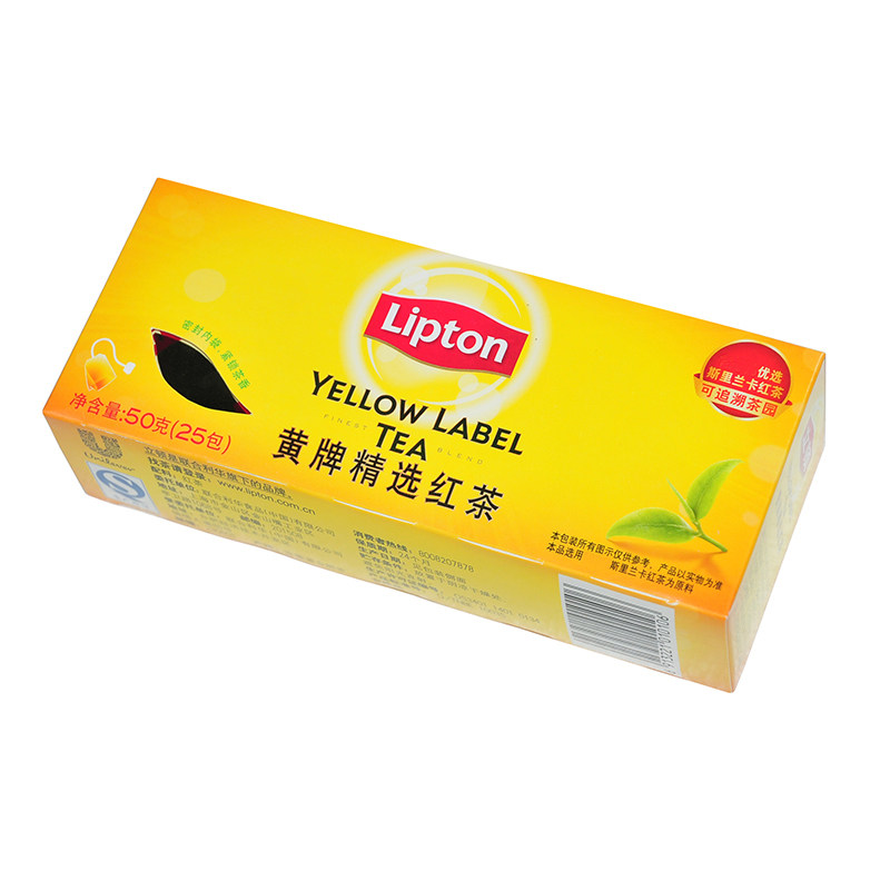 立顿黄牌精选乌龙茶豪门伯爵