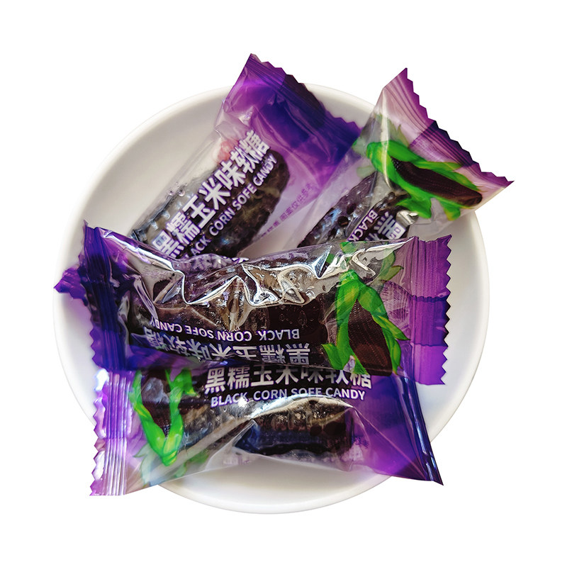 普特尔黑糯玉米味软糖年货招待