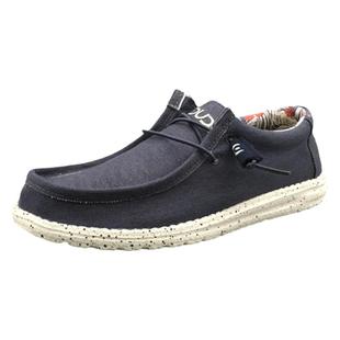 男鞋都德DUDE新款休闲超轻飞织网潮流春夏厚底百搭韩板鞋帆布鞋