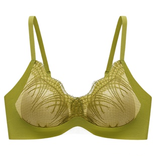 【小贝壳】伊维斯性感蕾丝文胸微聚拢小胸显大内衣无钢圈背心