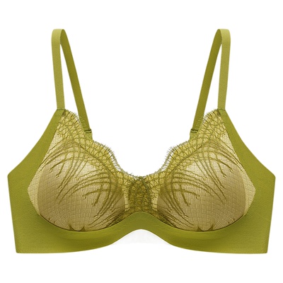 伊维斯小贝壳性感蕾丝微聚拢内衣