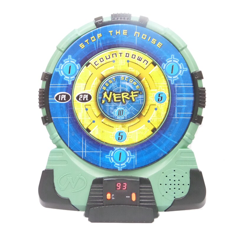 NERF软弹枪发射器声光电子计分语音游戏射击靶子标靶靶心