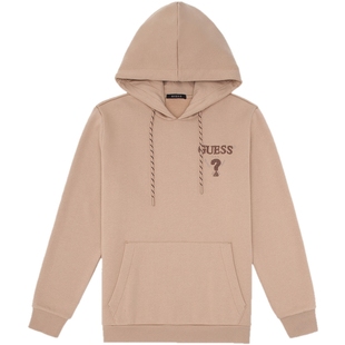 GUESSoversize连帽上衣休闲运动廓形重磅卫衣MM4K9461C
