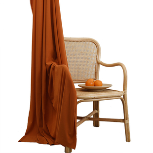 纯色简约风格一米五宽幅挂布婚礼装饰橘色拍照拍摄摄影背景布桌布