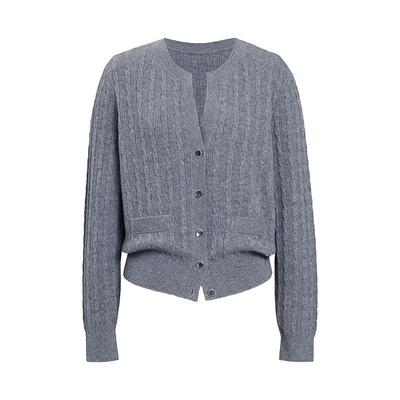 iammix27春秋V领针织开衫女长袖