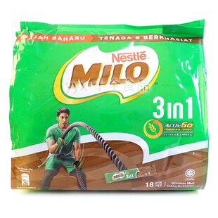马来西亚美禄MILO巧克力麦芽能量冲饮3合1 14条X33g 462g包邮XX