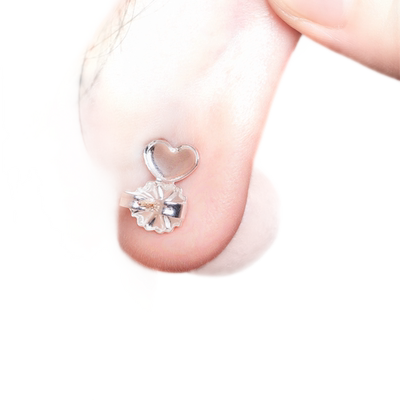 s925纯银支撑耳堵大耳饰福音