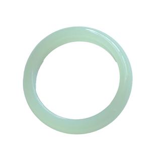 仿和田玉手镯晴水绿鸭蛋青碧玉翠青藕粉汉服配饰黄口圆条琉璃饰品