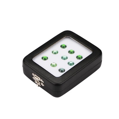 饰品pu铁盒包装盒皮盒彩宝盒裸钻