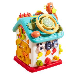 宝宝蒙氏早教忙碌屋六面多功能精细动作方向盘儿童玩具新年礼物