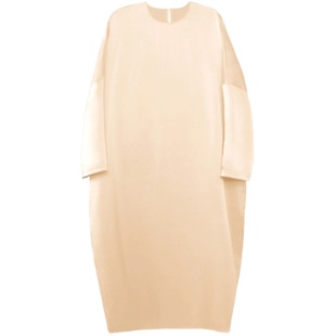 陈小满原创设计30姆米重磅真丝圆领连衣裙女春秋桑蚕丝宽松裙子