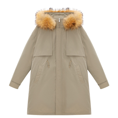 重磅派克羽绒服男中长款冬季加厚