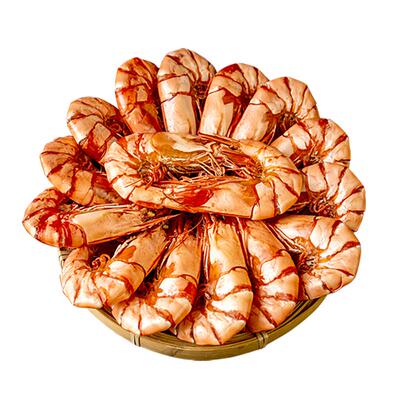 蝶岛海歌超大九节虾干即食烤虾