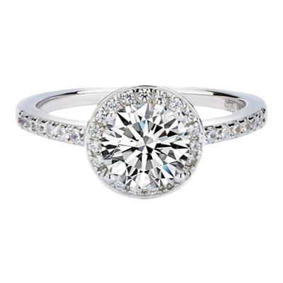 右手等待女S925银日韩莫桑钻戒指