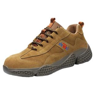 劳保鞋男款透气电焊防砸防刺穿轻便女安全钢包头工作鞋女