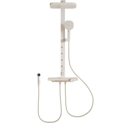 【交个朋友年货节】浪鲸淋浴花洒套装家用腰喷按摩淋浴器钢琴键59