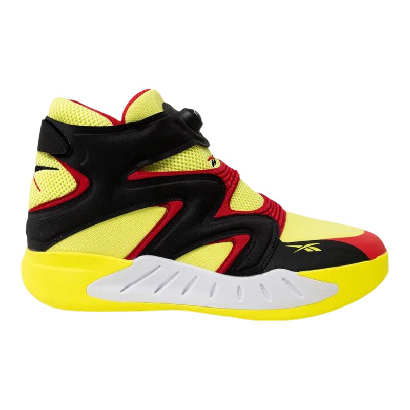 海外代购Reebok/锐步男士板鞋贴合脚型稳固支撑高帮充气泵设计