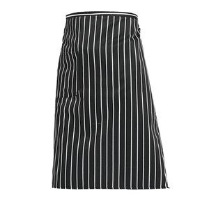 厨师围裙半身半截餐饮专用围腰工作男白色半腰长大厨厨房后厨烘焙