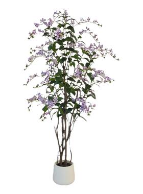 仿真茉莉花仿真绿植垂丝室内客厅假绿植落地盆栽仿生植物装饰摆件