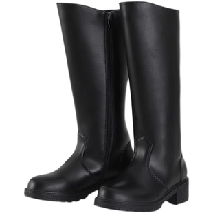 仪仗队大中小学生升旗手国旗班护卫队长筒拉链靴子学校演出服长靴