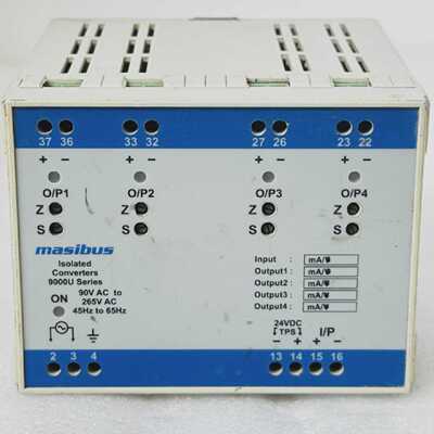 MASIBUS 9000U-S-C-U1-4-1 系列 9000U 隔离转换器 90V AC-265V