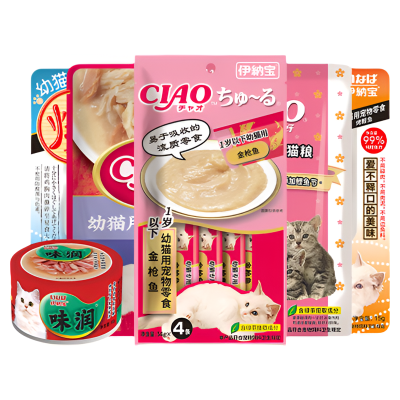 伊纳宝幼猫专用猫零食猫条