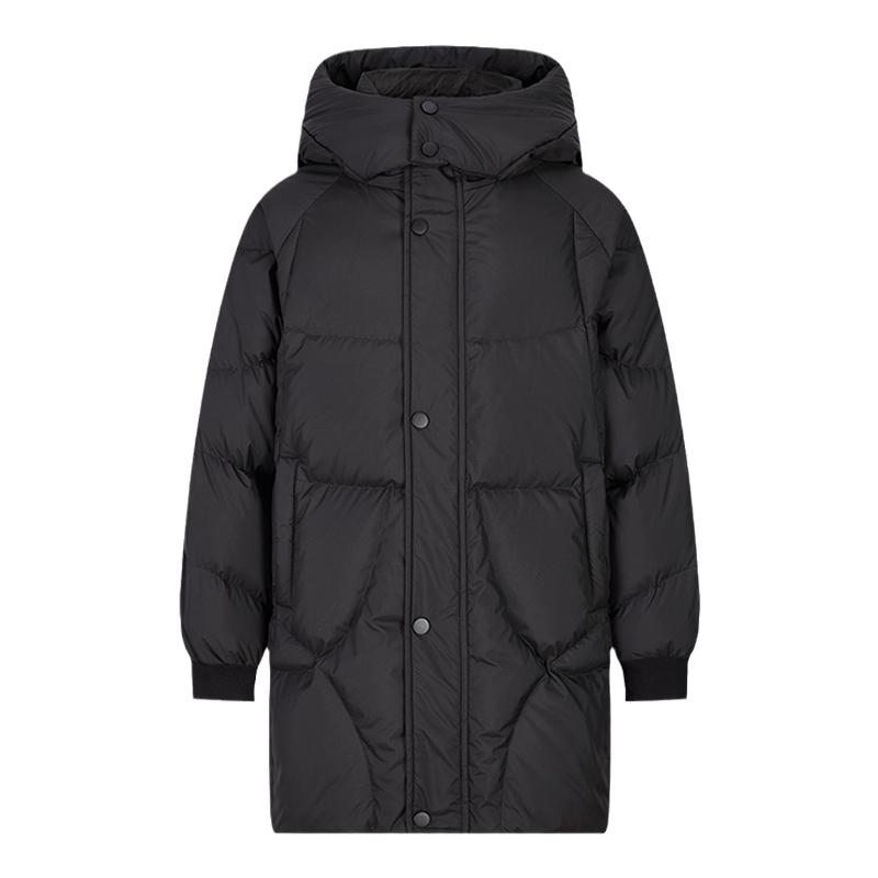 雪中飞女童羽绒服中长款保暖外套