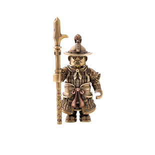 琢匠岳家军摆件背嵬军金属人仔手办可拆卸大玩家宋朝小兵铜手把件