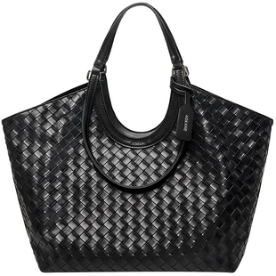 奥康托特包2026新款编织大包高级女款单肩包大容量手提上班通勤包