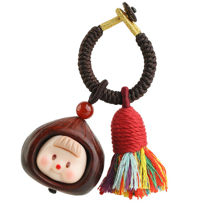 可爱汽车钥匙挂件创意钥匙扣送女生礼物包包挂饰品卡通手机链挂绳