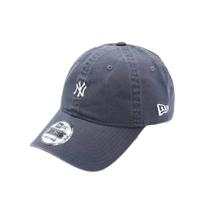 韩国New Era纽亦华940鸭舌帽炭灰小标软顶棒球帽NY透气LA男女帽夏