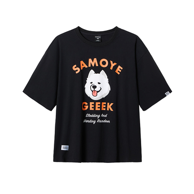 印花短袖T恤韦恩泽维尔宽松大码